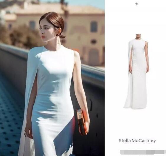 Stella mccartney的白色礼服裙