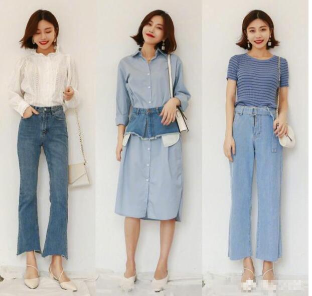蓝色系衣服