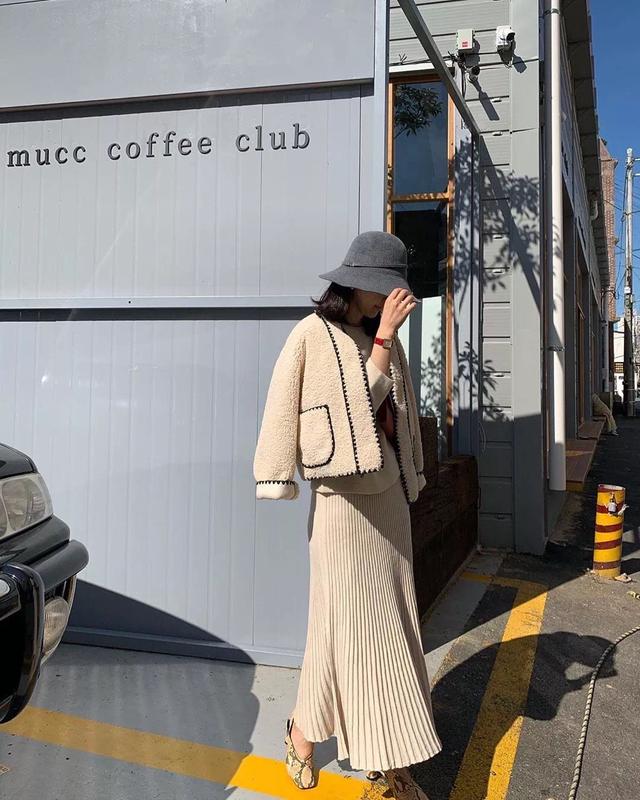 小香风的外套 裙子