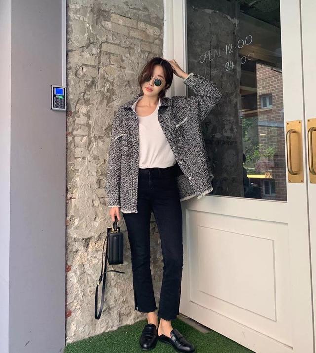 小香风的外套 裤子