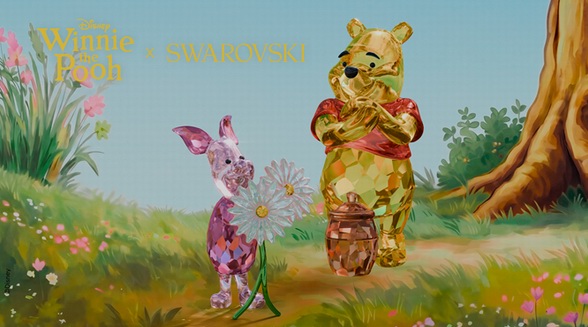 迪士尼与施华洛世奇共庆 Winnie the Pooh 100周年